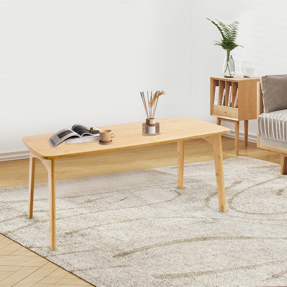 Foldable Low Floor Coffee Table for Sitting Portable Compact Design