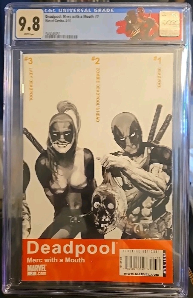 Deadpool Merc with a Mouth 7 CGC 9.8 1st Appearances Lady Deadpool Kid Pool Headpool