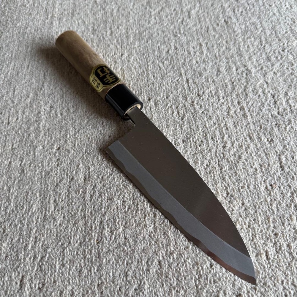 Hand-Hammered Yasugi Steel Deba Knife 170mm - New, High-Grade Chef Knife