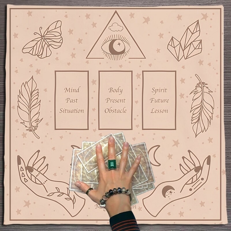 Astrology Divination Tapestry Tarot Reading Card Tablecloth Altar Cloth