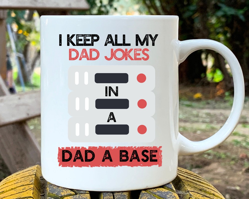 Dad Joke Database Mug – Perfect Gift for New Dads & Daddies
