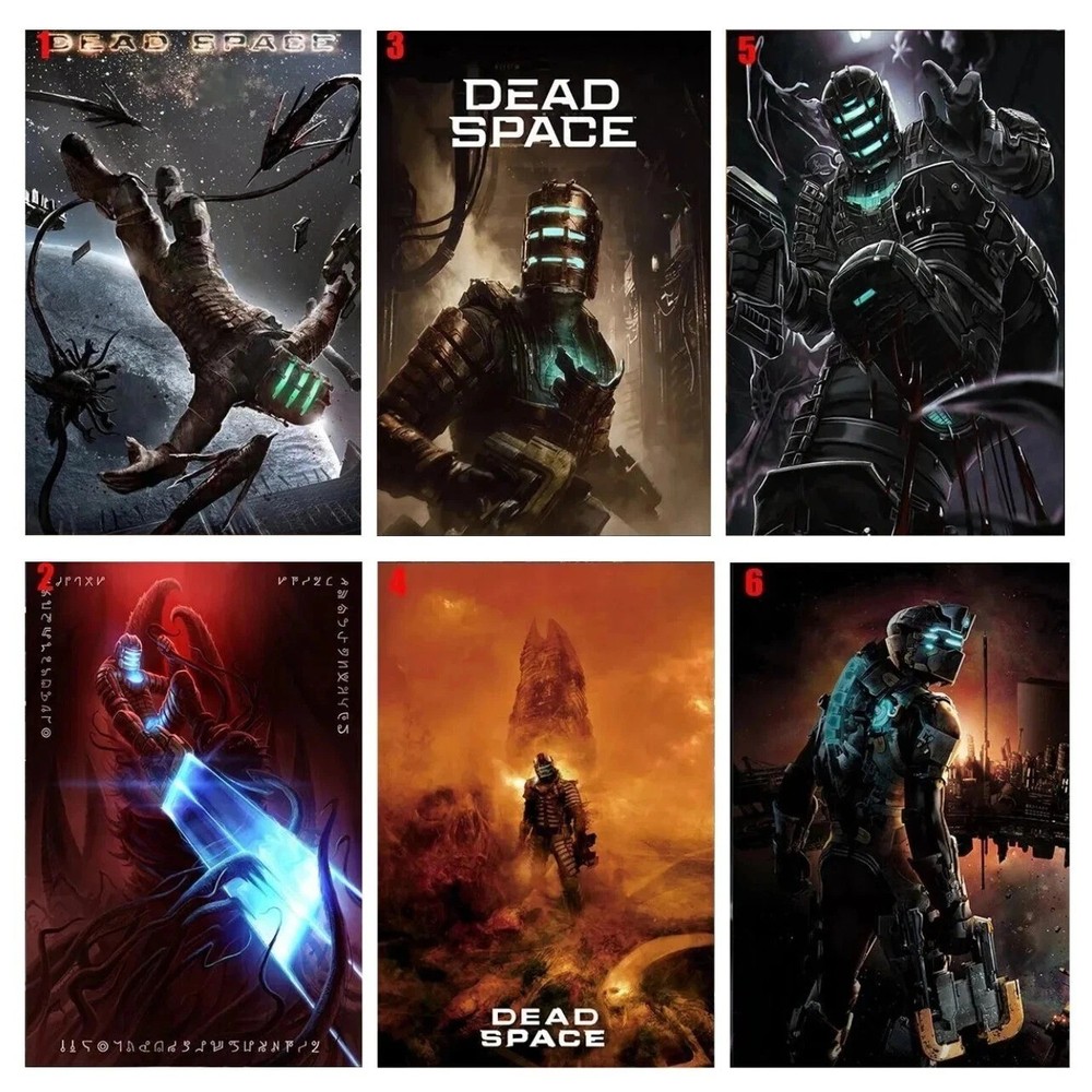 Dead Space Sci Fi Horror Game Cinematic Art Poster