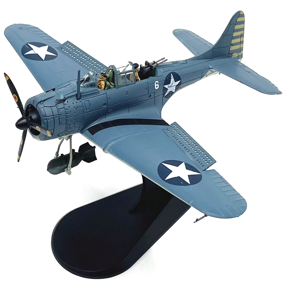 1/72 US SBD-3 Dive Bomber Fighter Alloy Aircraft Model Military Plane Ornaments