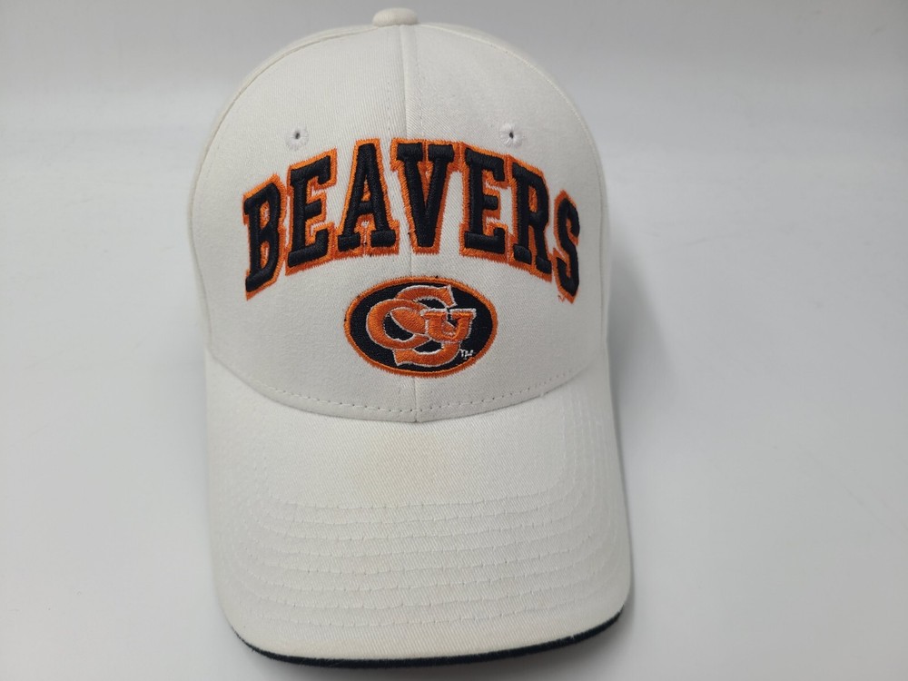 Oregon State University Beavers Zephyr Adjustable Hat Cap Men Women NCAA White