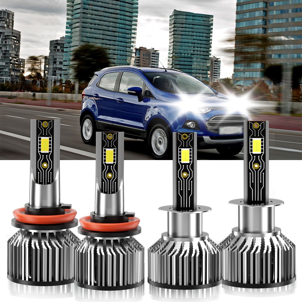 For Ford EcoSport 2021-2021 H1 H11 LED Headlight High Low Beam Bulb Kit 6500K