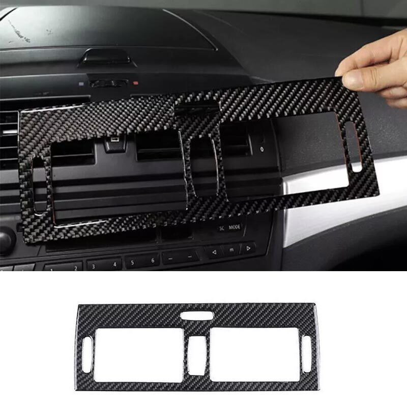 2006-2010 Air Outlet Vent Cover Real Carbon Fiber For BMW X3 E83 Central Console