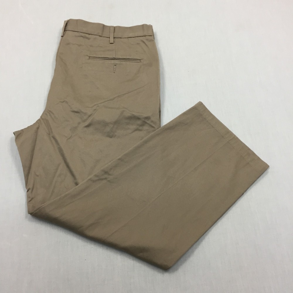 Dockers Chino Trousers Cotton Pants Straight Fit Mens Size 40W 30L Beige