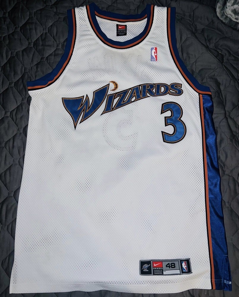 Nike Juan Dixon Authentic Washington Wizards Rookie Jersey Michael Jordan Era