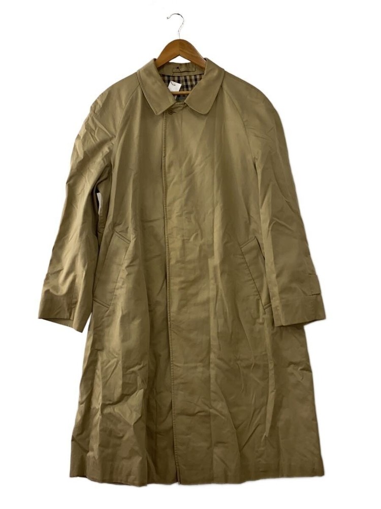 Aquascutum 90S/Made In England/ Steel Collar Coat/M/Cotton/Beg 3398
