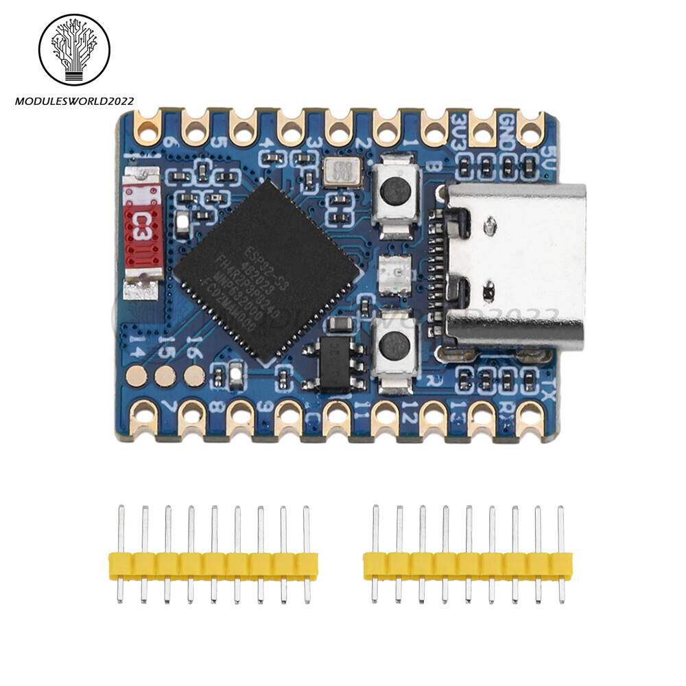 ESP32-S3 Mini WIFI Bluetooth Development Board Dual Core FH4R2 Module Type-C USB