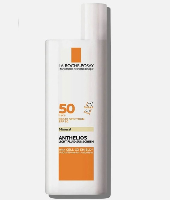 La Roche-Posay Anthelio Mineral Face Sunscreen SPF 50, Light Fluid 1.7oz