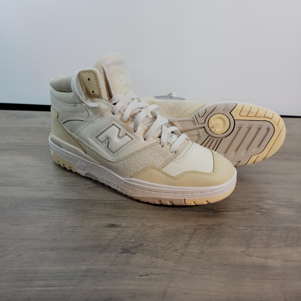New Balance 650 R Cream Beige Angora White Premium BB650RPC Size 10.5 shoes