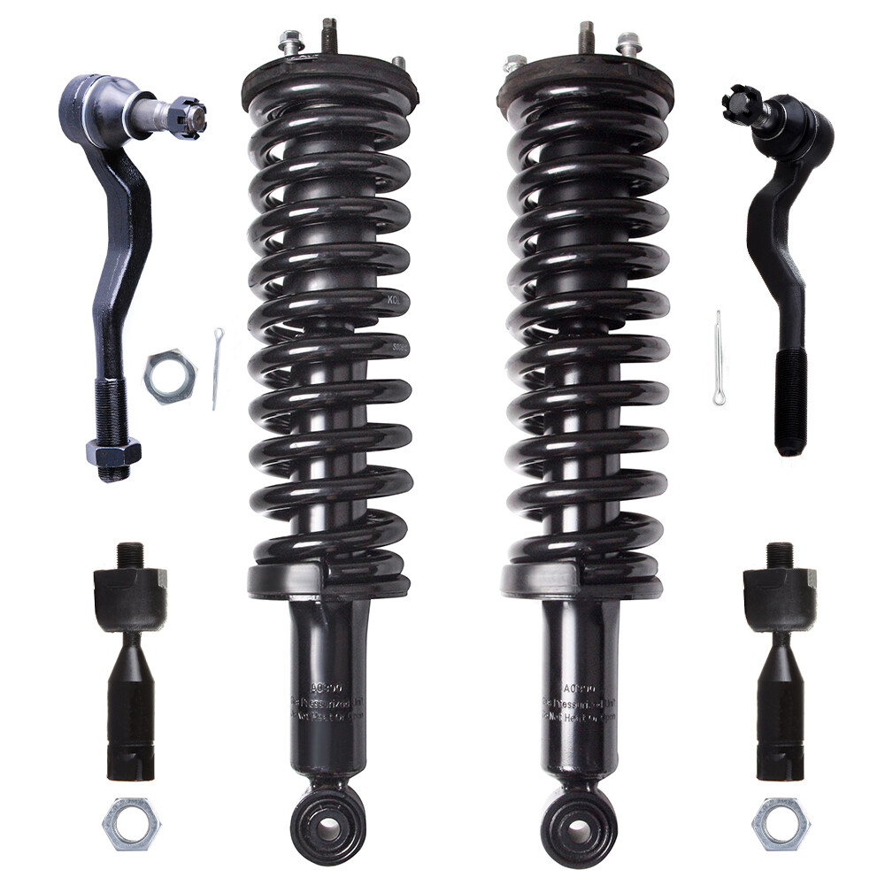 1995-2004 Toyota Tacoma 4WD Complete Front Strut Coil Spring & Tie Rod Kit
