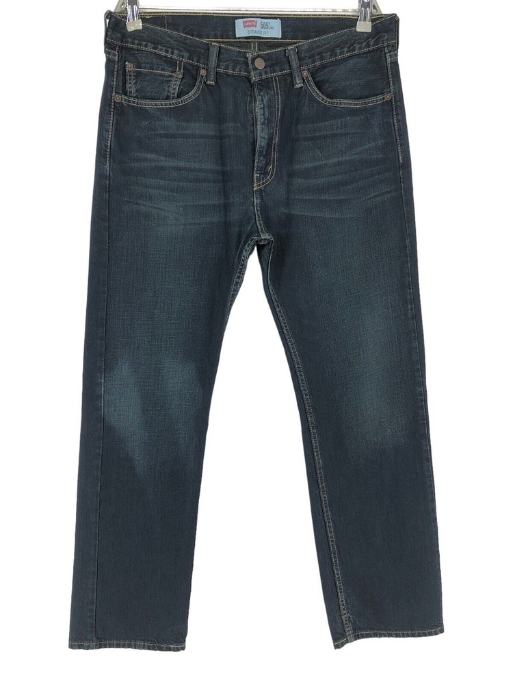 LEVI'S STRAUSS & CO Men 505 Regular Straight Jeans Size W32 L30