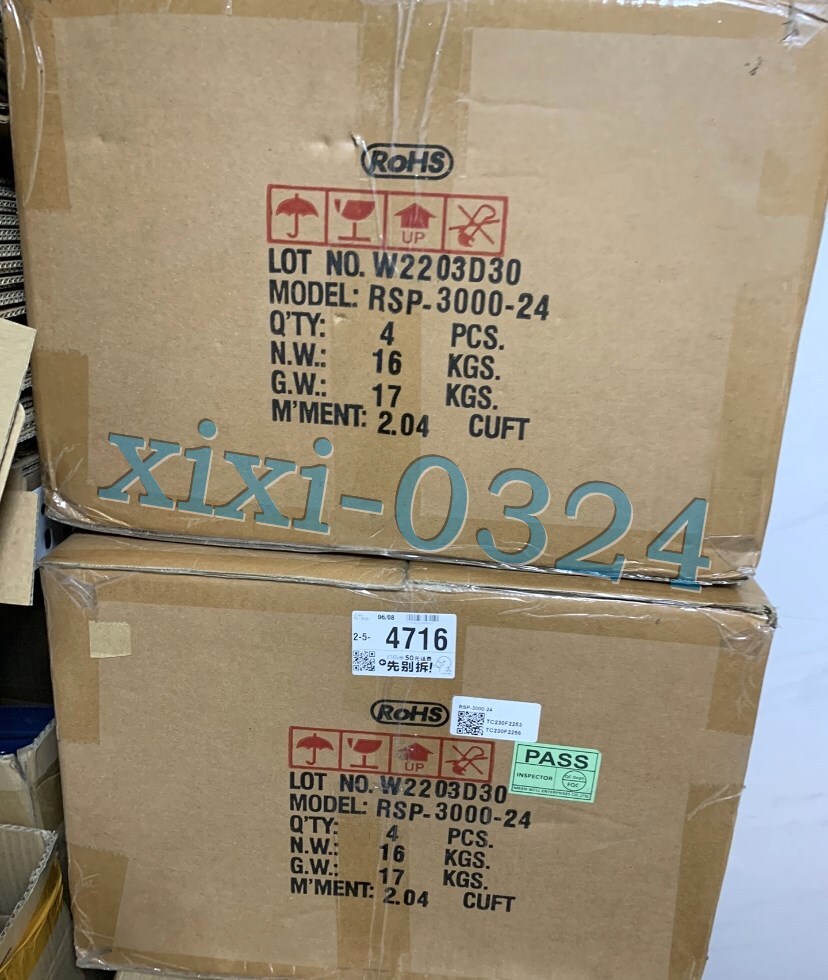 New MEAN WELL RSP-3000-24 Switching Power Supply FedEx/DHL