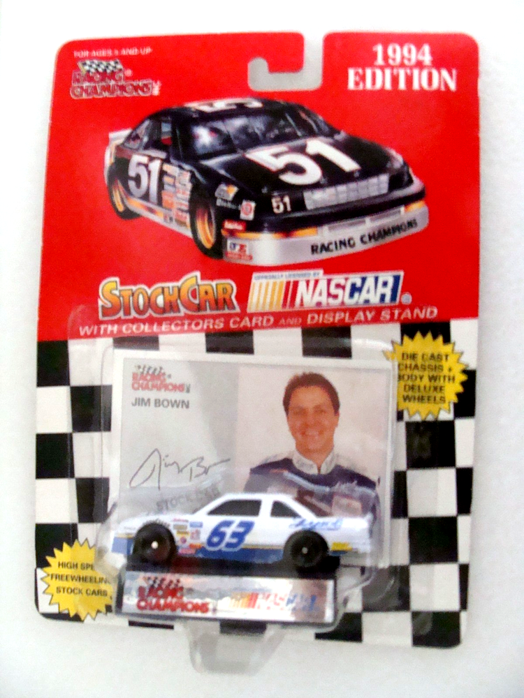 1994  Racing Champions   #63 Jim Bown   1/64   Die Cast Collectible   Stock Car