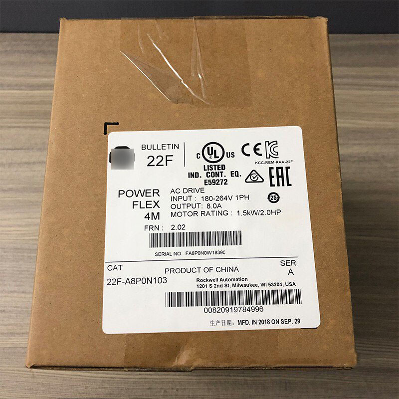22F-A8P0N103 New Factory Sealed AB 1 YEAR WARRANTY FAST DELIVERY 1PCS VERY GOOD-image