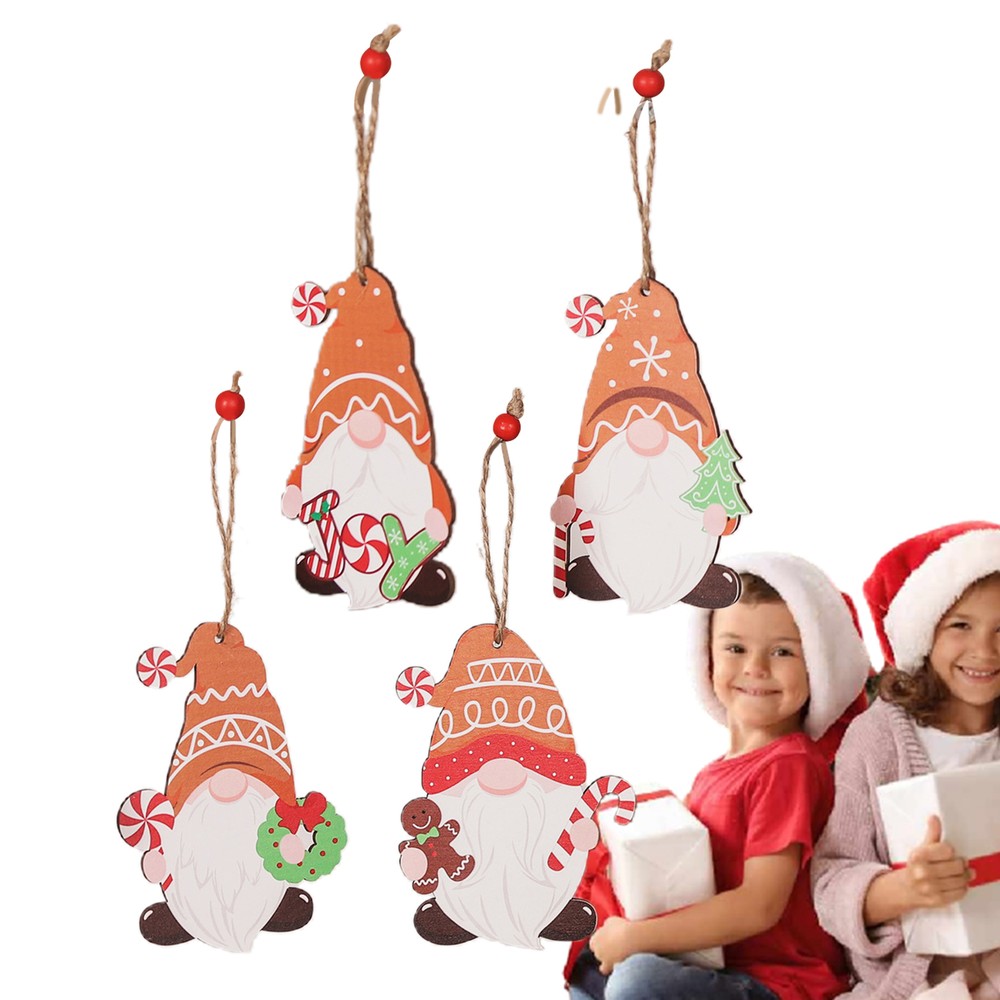Gnome Christmas Ornaments for Tree Dwarf Hangings Craft Party Tree convenient