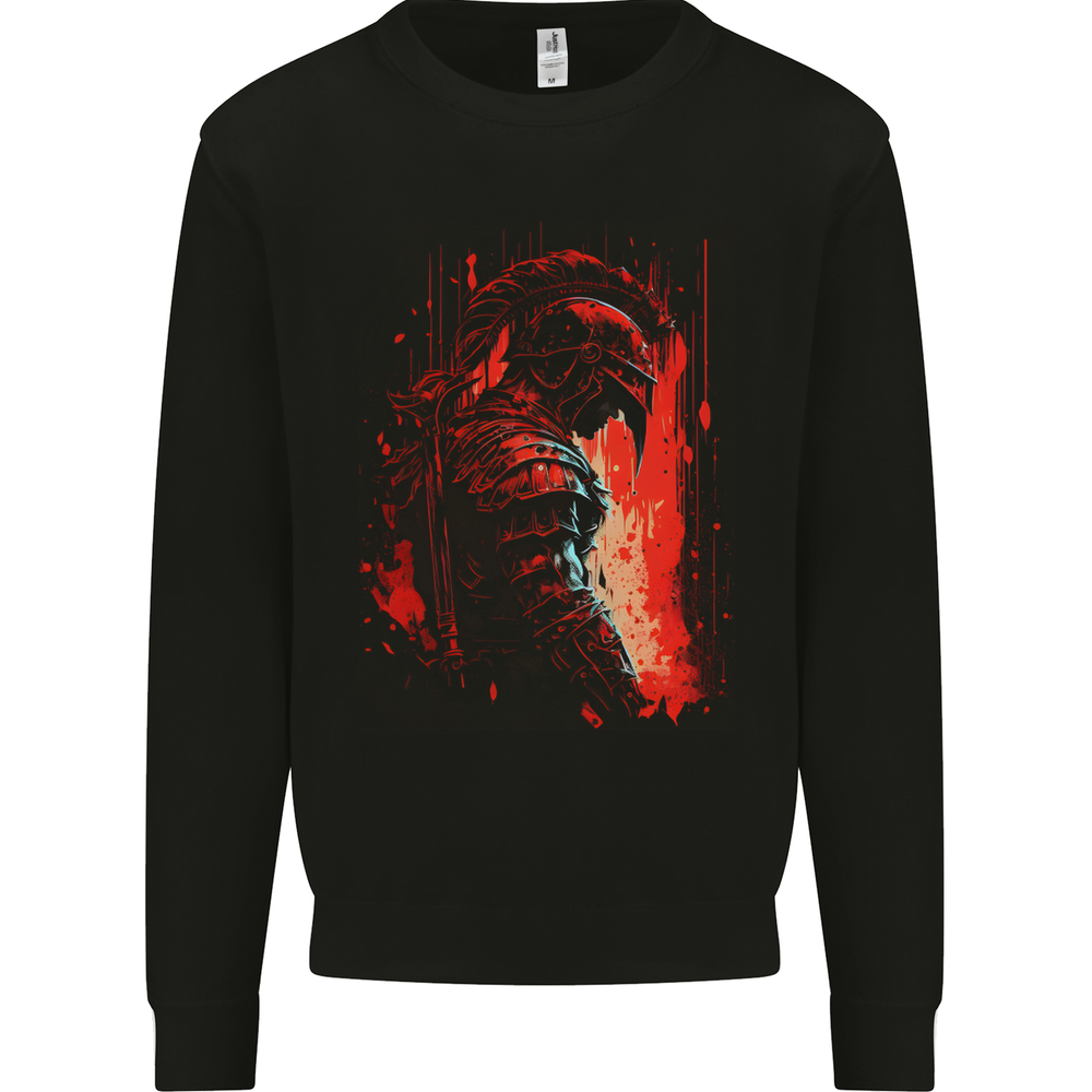 A Gladiator Spartan Bodybuilding MMA Mens Sweatshirt Jumper