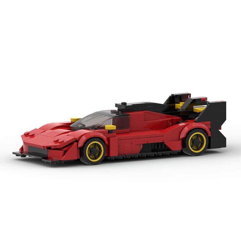 LEGO MOC Ferrari 458 Speed Champions Red Race Car Fast Shipping Ideal Gift