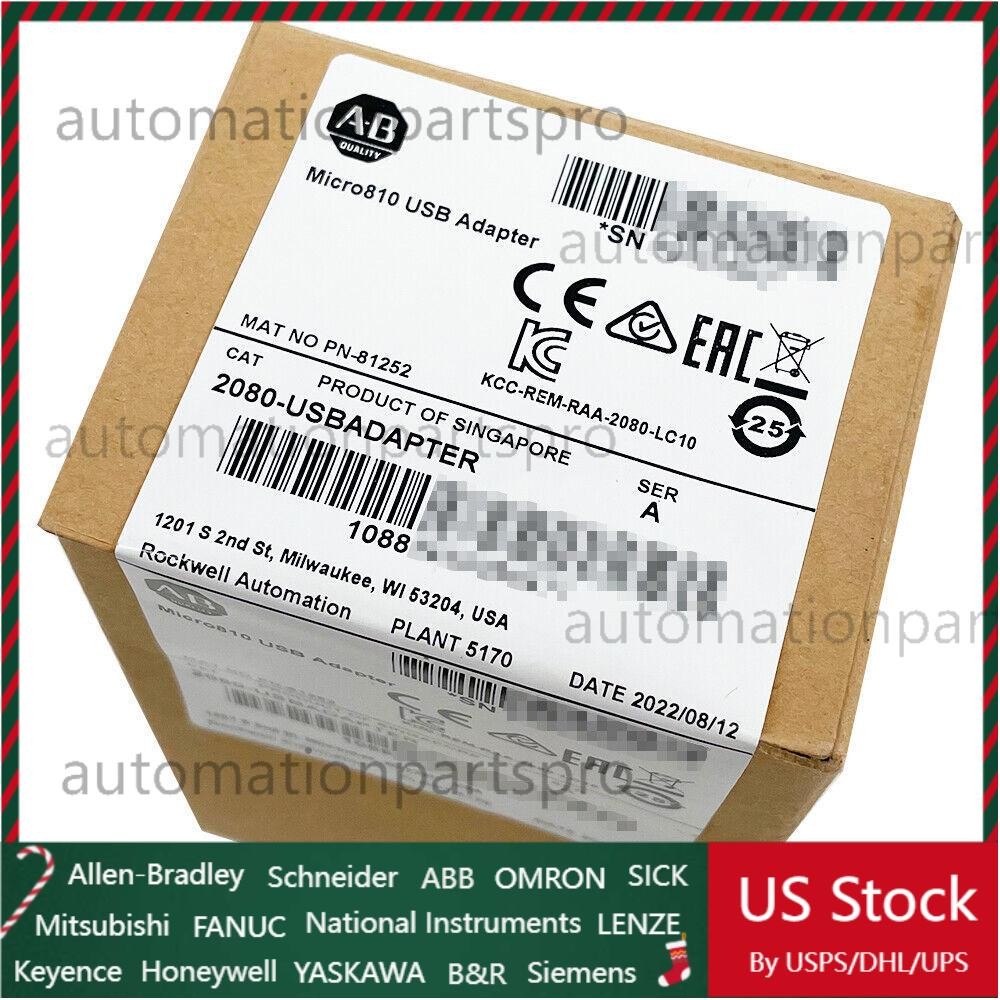 Newest Sealed Allen-Bradley 2080-USBADAPTER /A Micro800 USB Adapter Plug Surplus