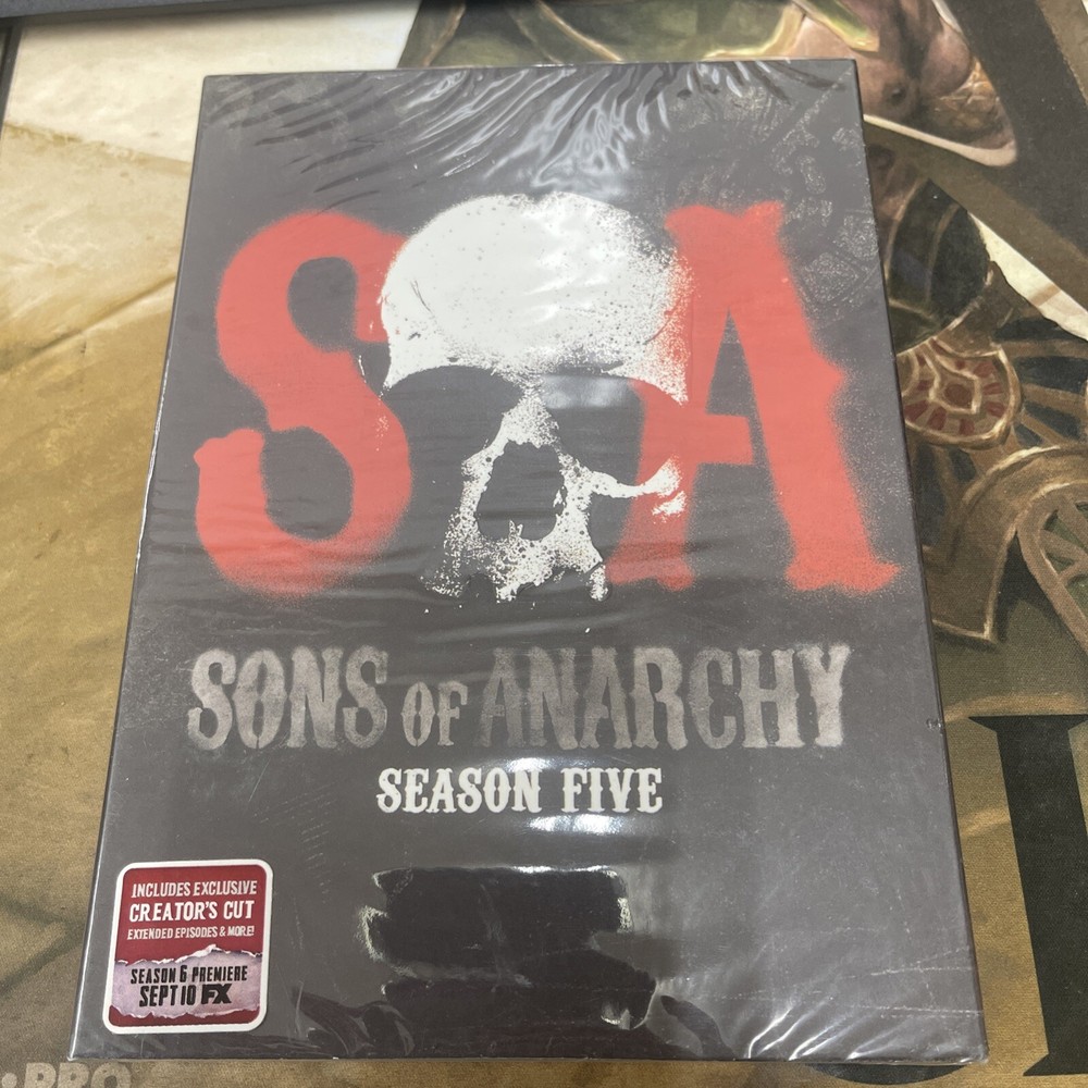 Sons of Anarchy Fifth Season 5 DVD 2012 BRAND NEW FACTORY SEALED 5th