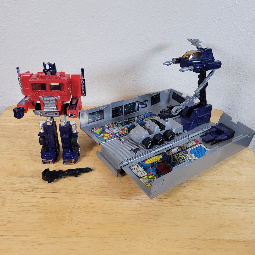 Vintage Original Takara 1980-82 Transformer Optimus Prime G1 Cab & Trailer Japan