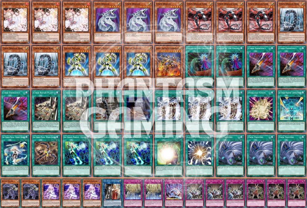 Cyber Dragon Deck with Gozen Match Evenly Matched Ghost Reaper for Yugioh-image