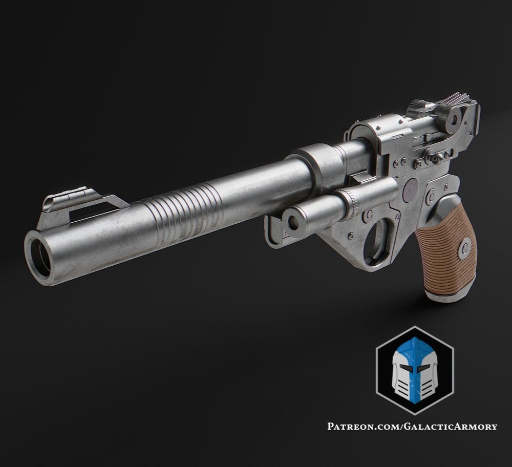 Custom 3D Printed Jedi Survivor Blaster - Arakyd Heavy Replica Prop 1:1  Painted