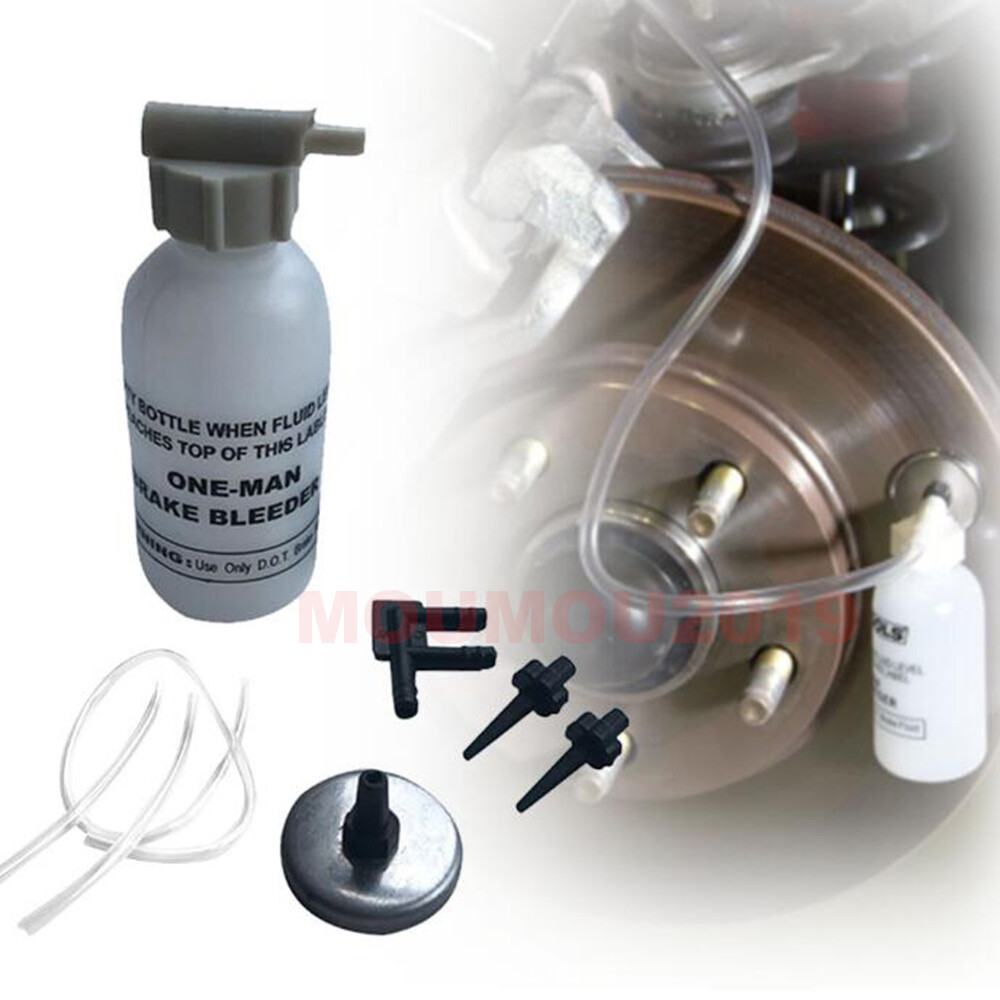 Compact Brake Bleeder Kit with Magnet for Easy One-Person Bleeding