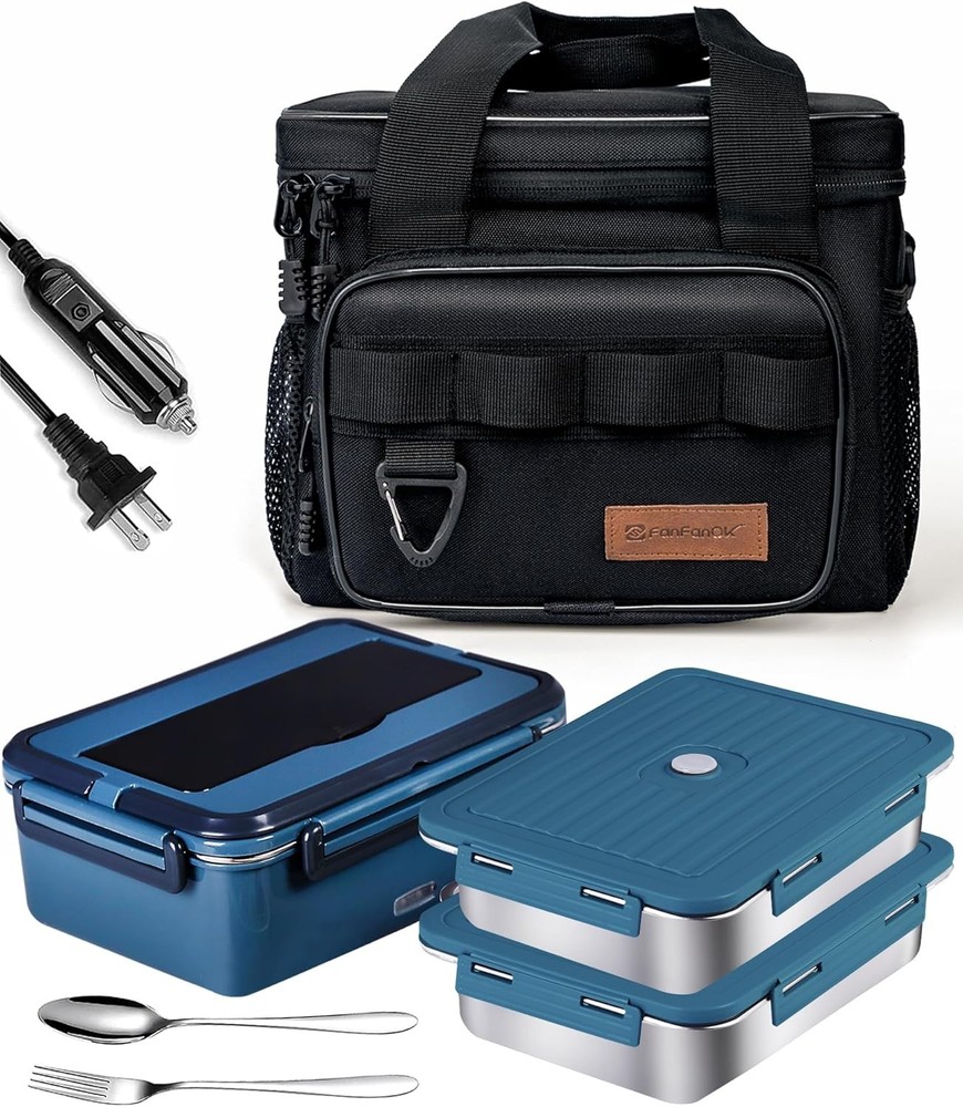 Portable 80W Electric Lunch Box Food Warmer for Adults