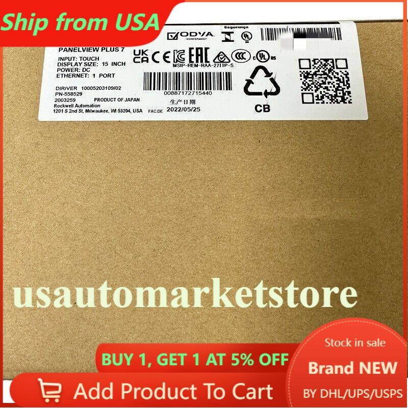 AB Allen Bradley 2711P-T15C21D8S Series C PanelView Plus 7 New In Box