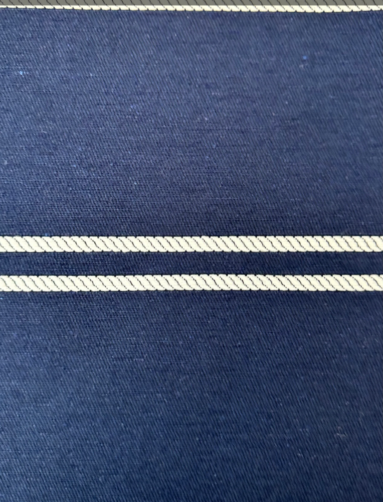 Ralph Lauren Nautical Fabric, 2 Yards, Marina Marine, 100% Cotton