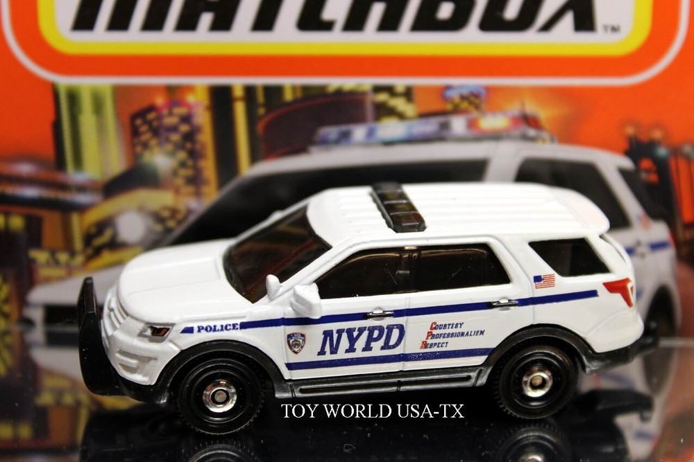 2022 Matchbox #95 MBX Metro 2016 Ford Interceptor Utility NYPD