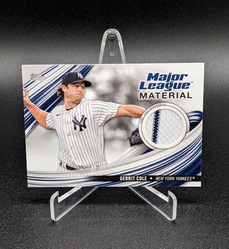 2023 Topps Series 1 Major League Material Gerrit Cole #MLM-GC Jersey Relic