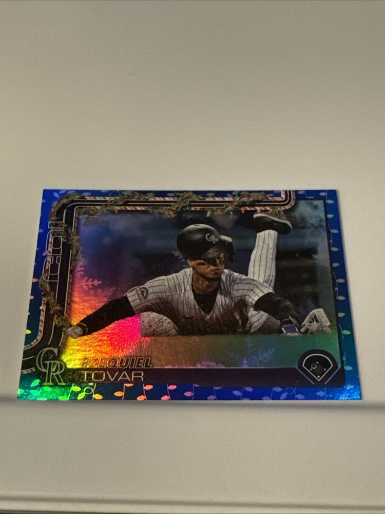 2025 Topps Tristan Casas #H49 Blue, Ezequiel Tovar #H145 Blue