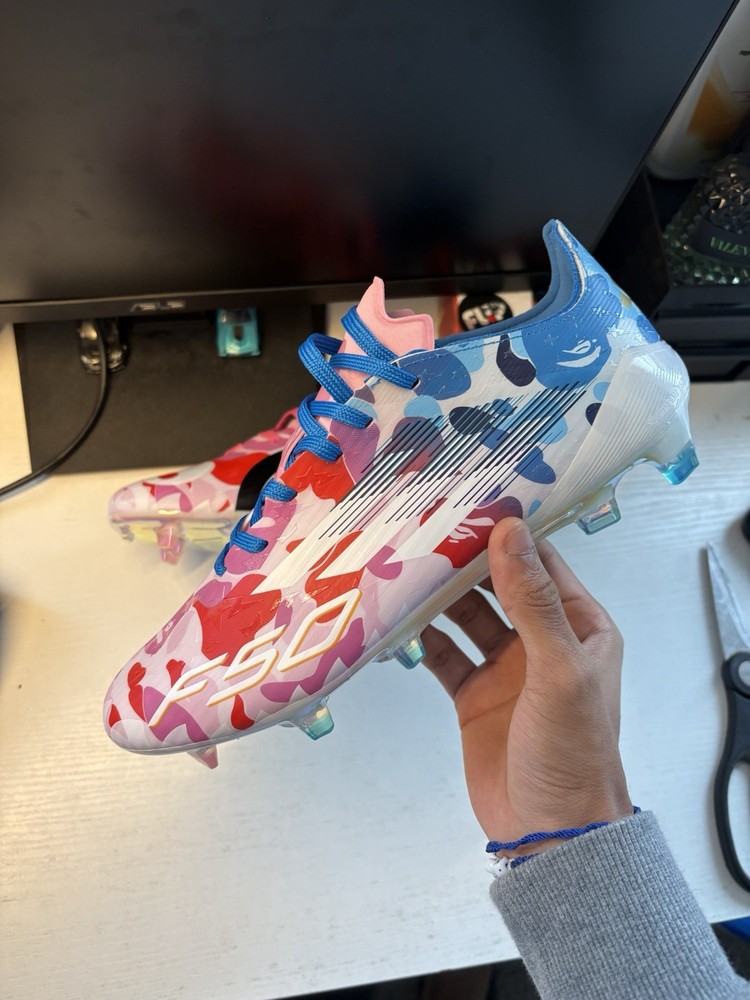 adidas Bape  F50 Elite FG Pink Size Men’s 8 New
