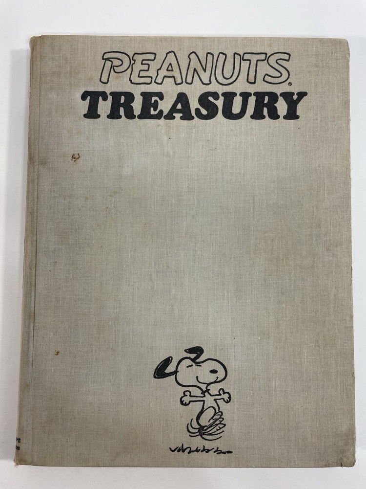 Peanuts Treasury Hardcover Comics 1968 by Charles M Schulz Charlie Brown 1st Ed