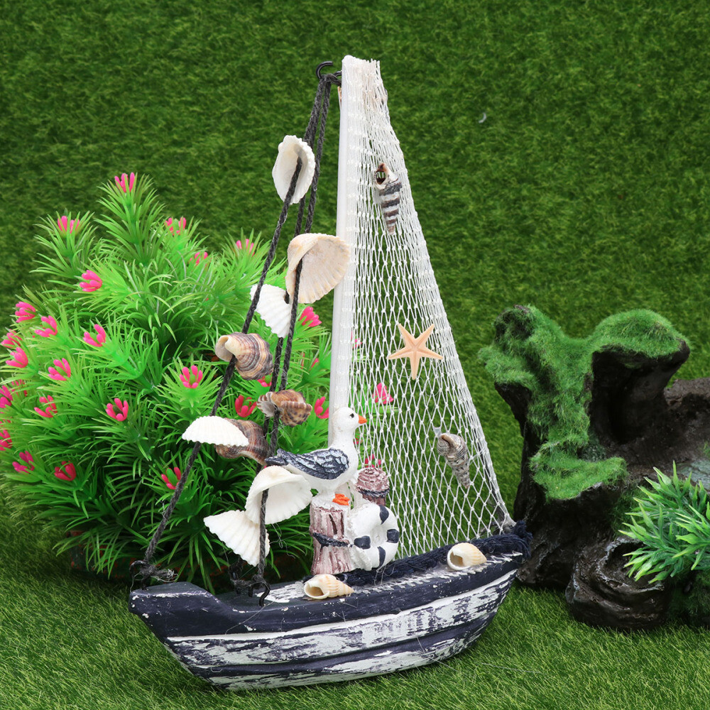 Boat Accessories Handcrafted Ship Model Living Room Decoration Seaside