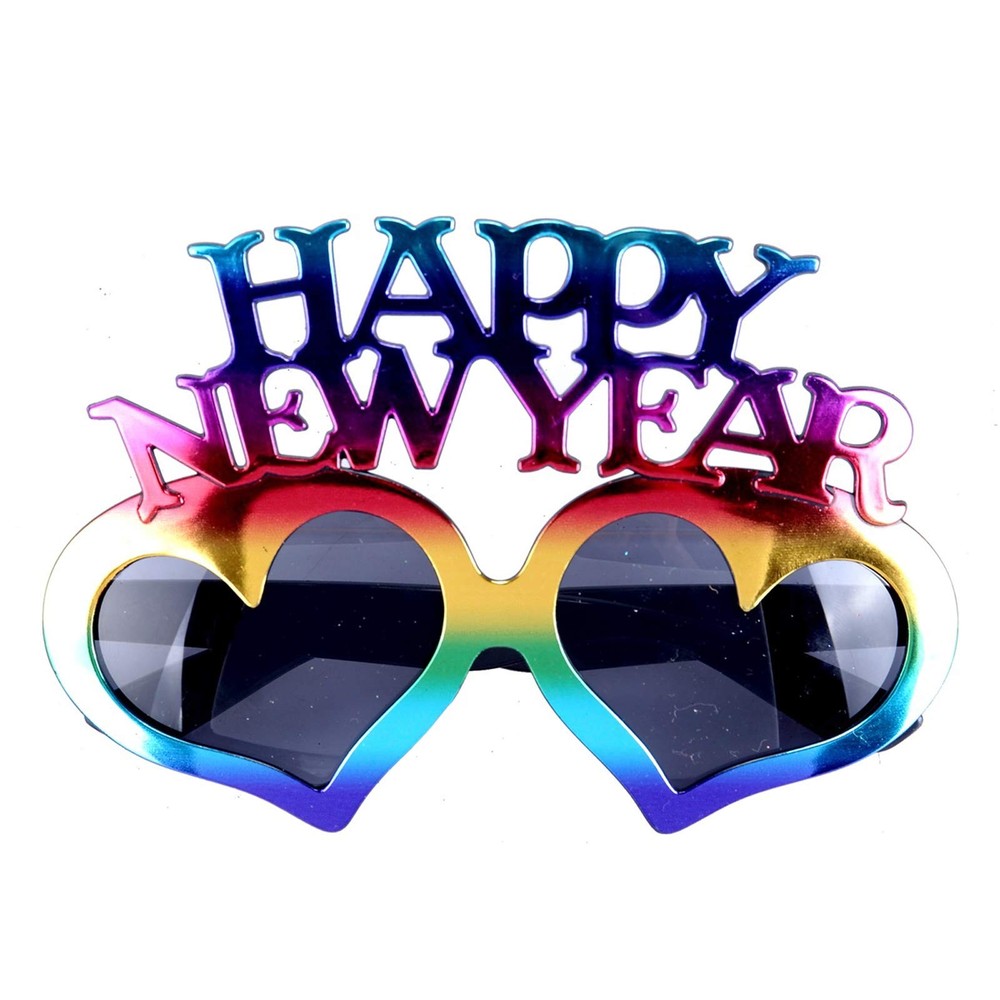 Happy New Years Glasses 2026 Party Eyeglasses Heart Sunglasses,New Years Eve ...-image