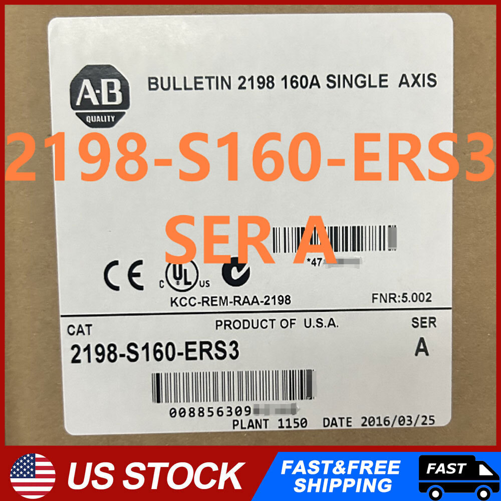 NEW Allen-Bradley 2198-S160-ERS3 SER A Kinetix 5700 Servo Drive 2198-S160-ERS3