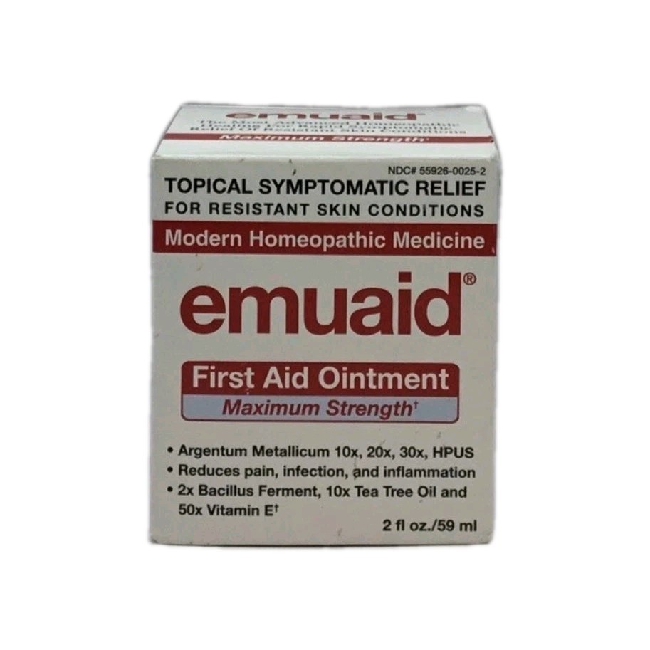 Emuaid Maximum Strength First Aid Ointment 2 oz  Exp 12/2026