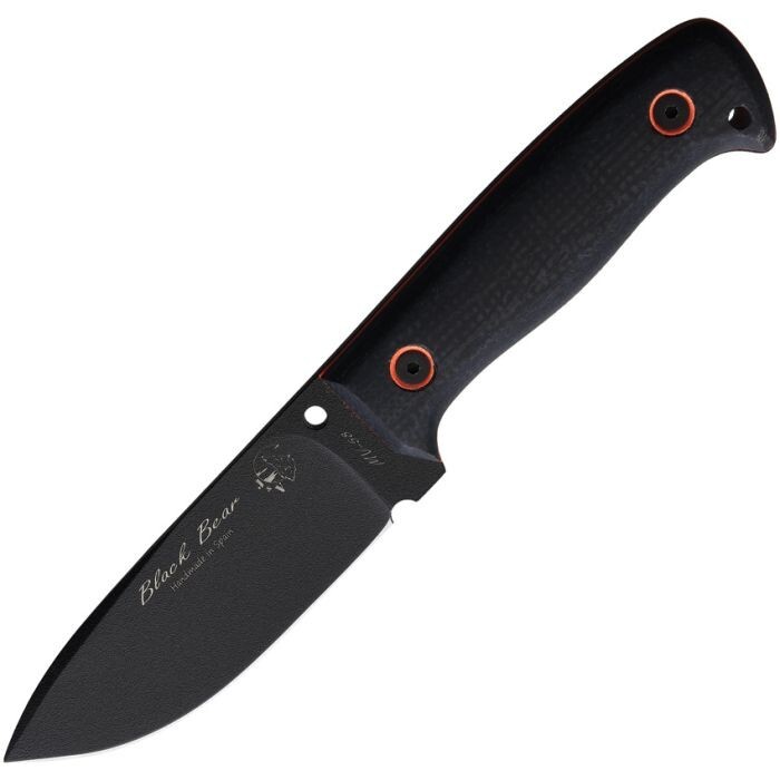 J&V Adventure Knives Black Bear Fixed Knife 4.25