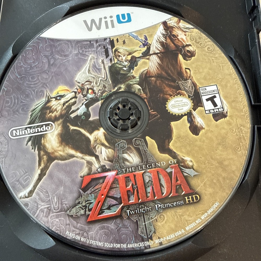 The Legend Of Zelda Twilight Princess HD Wii U Disc Only Won’t Load, Read!
