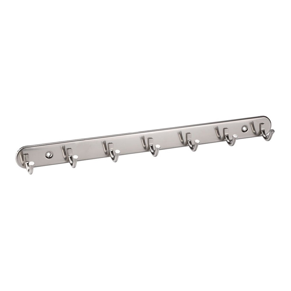 NEW Stainless Steel Wall Mount Hook Hanger Coat Hat Holder Silver Tone
