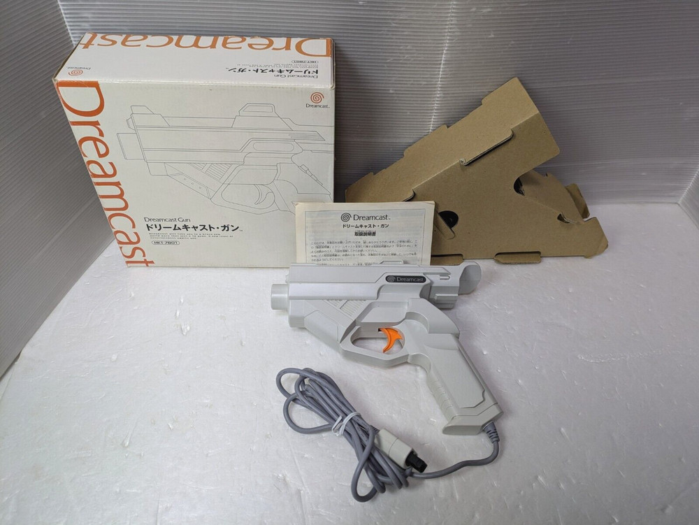 Gun Controller HKT-7800 Dreamcast SEGA DC Japan Box  Manual