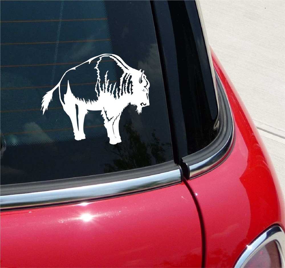 BUFFALO BUFFALOS BISON WESTERN RANCH GRAPHIC DECAL STICKER ART CAR WALL DECOR