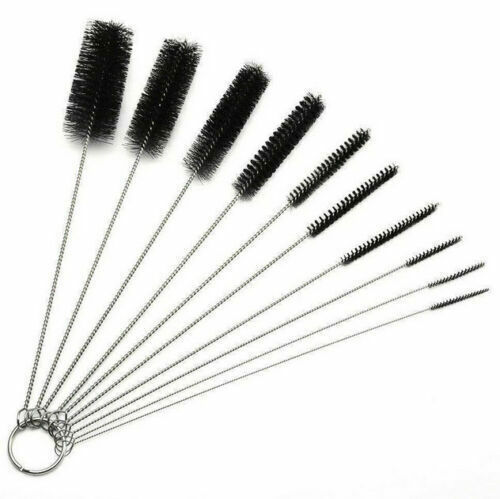Nylon Straw Brush Cleaner Bottle Tube Pipe Small Long Cleaning