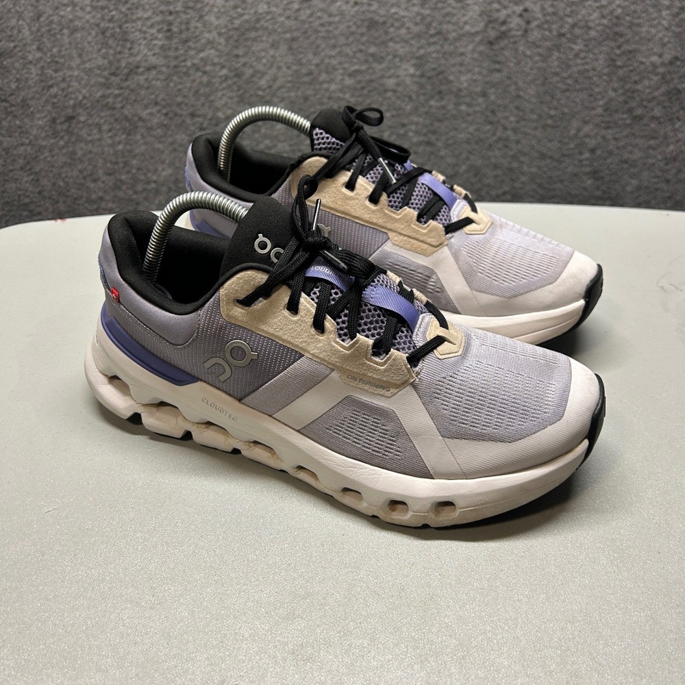 On Running Cloudswift Women's 10.5 Running Shoes Athletic Sneakers Gray Purple
