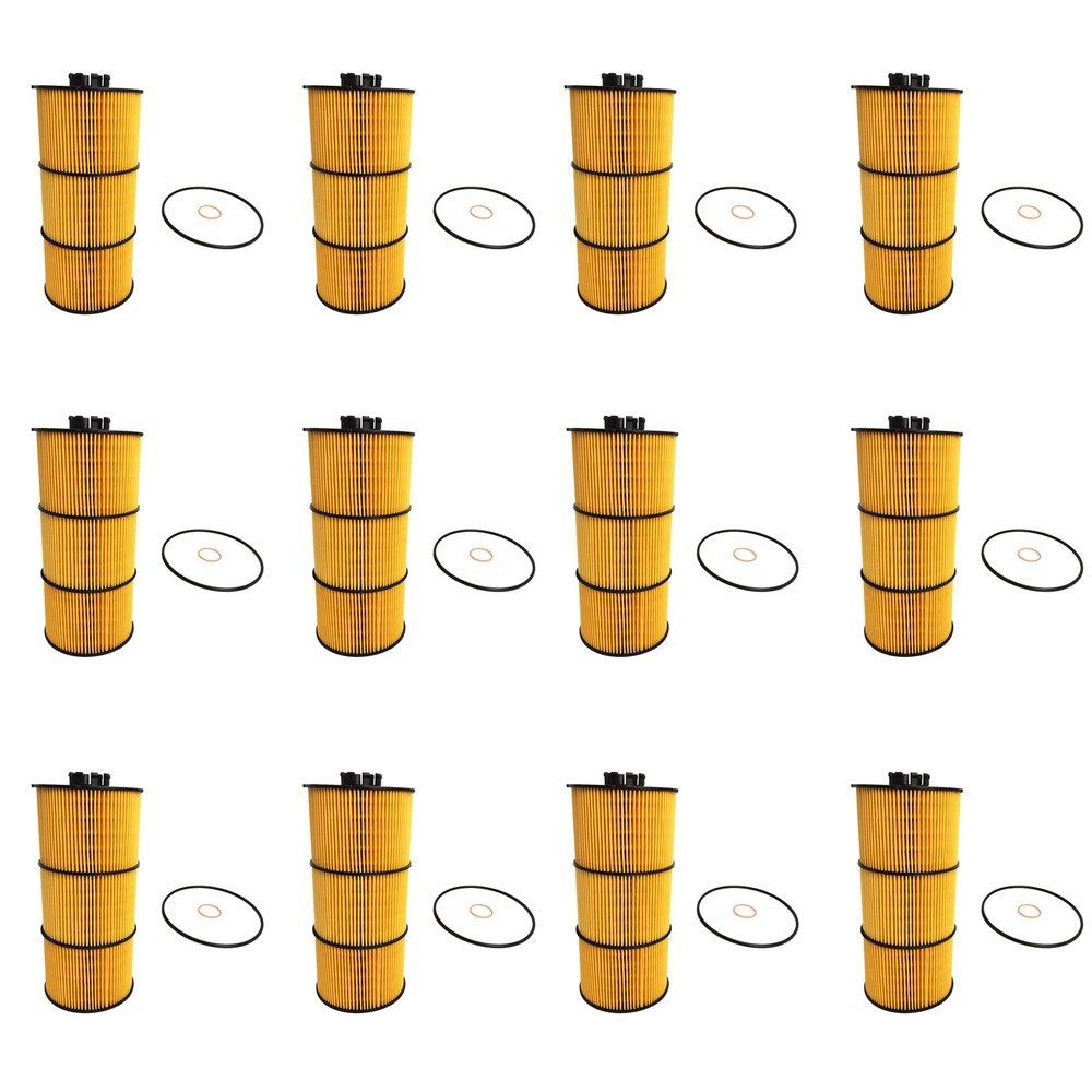 12X Oil/Lube Filter for Freightliner Cascadia Mercedes Western Star Trucks